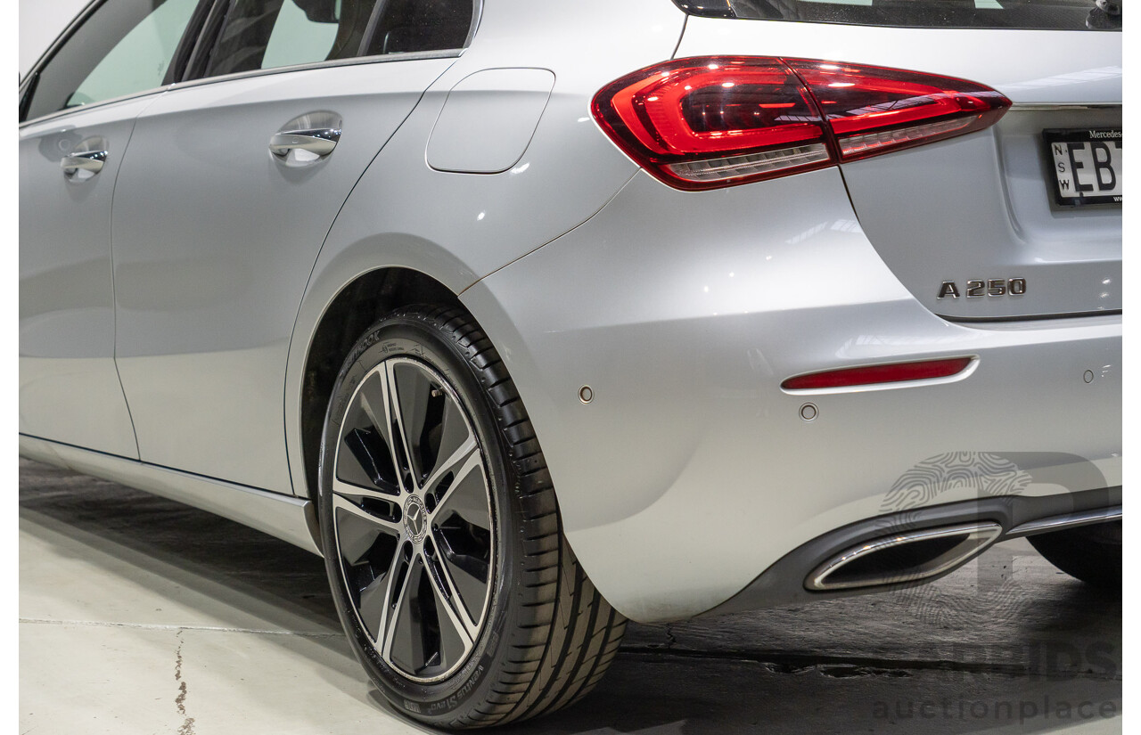 5/2019 Mercedes-Benz A250 177 MY19 5d Hatchback Iridium Silver Metallic Turbo 2.0L