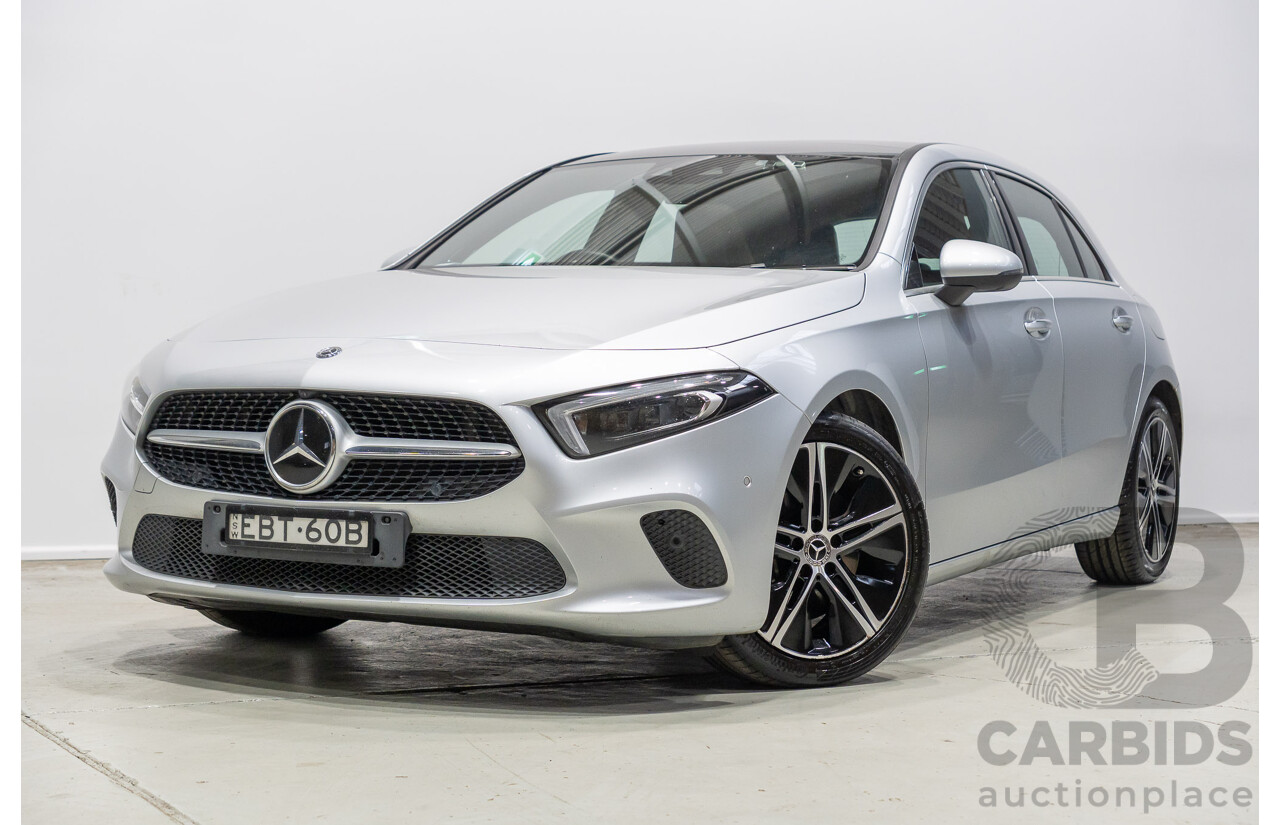 5/2019 Mercedes-Benz A250 177 MY19 5d Hatchback Iridium Silver Metallic Turbo 2.0L
