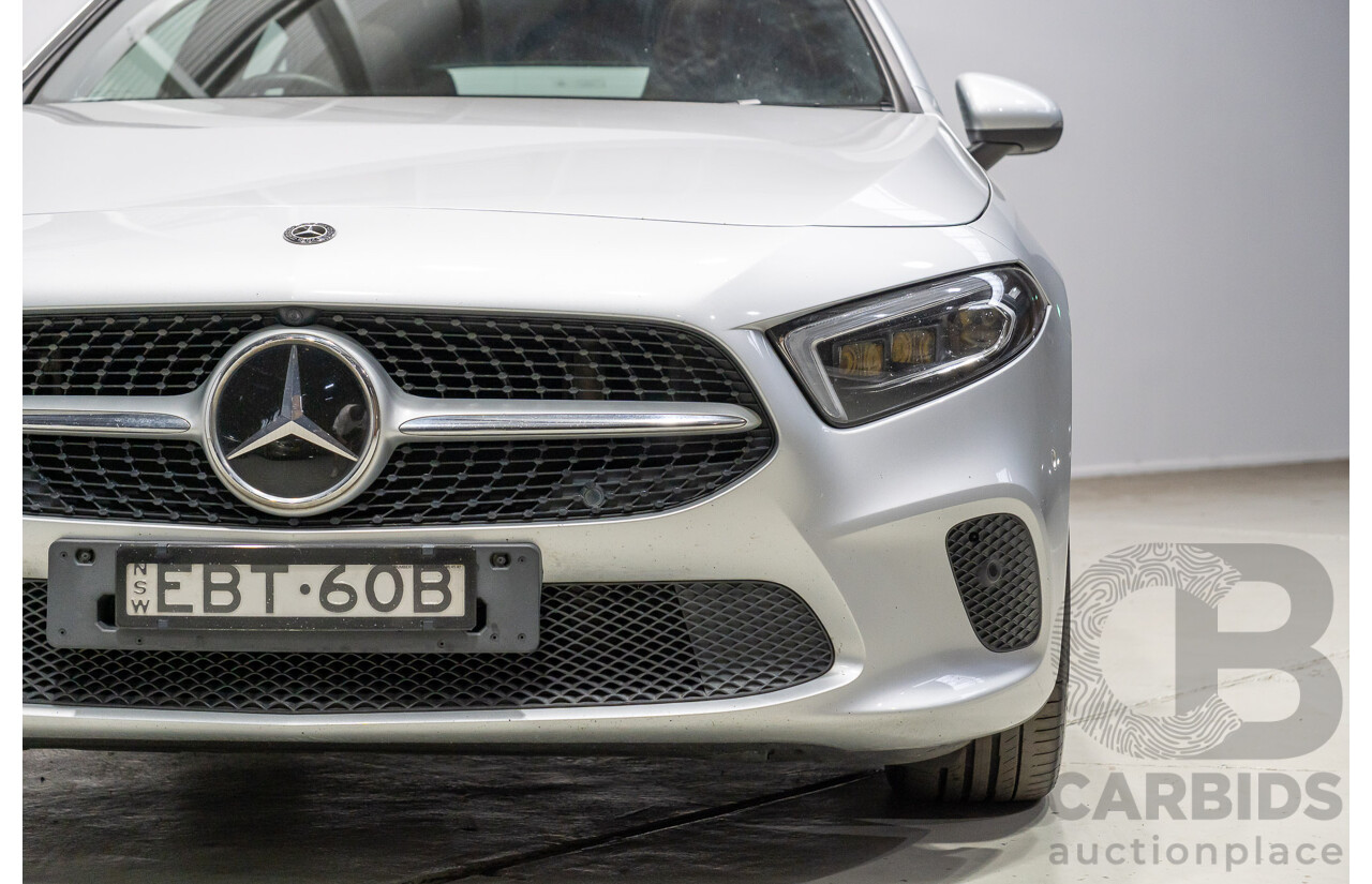 5/2019 Mercedes-Benz A250 177 MY19 5d Hatchback Iridium Silver Metallic Turbo 2.0L