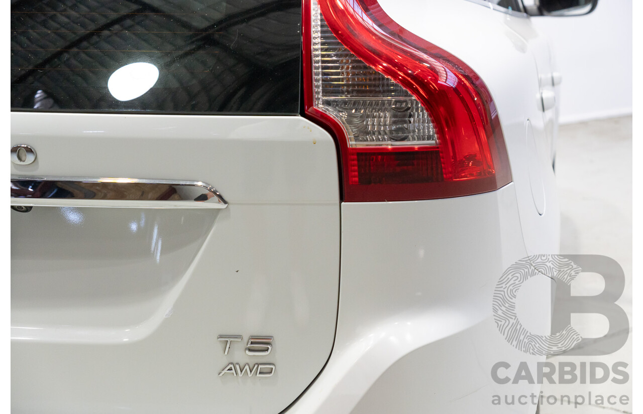 05/2017 Volvo XC60 T5 Luxury (AWD) DZ MY17 4d Wagon Crystal White Metallic Turbo 2.0L