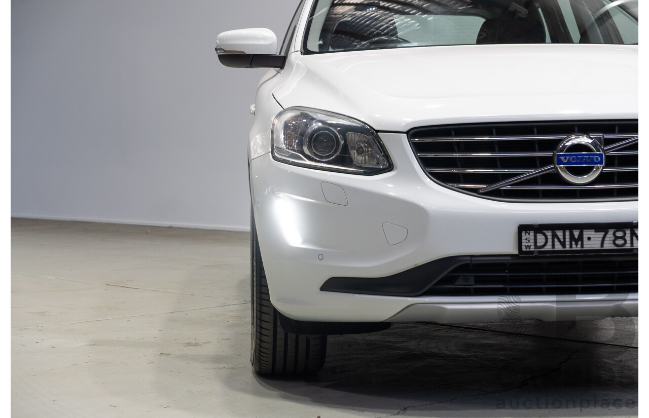 05/2017 Volvo XC60 T5 Luxury (AWD) DZ MY17 4d Wagon Crystal White Metallic Turbo 2.0L