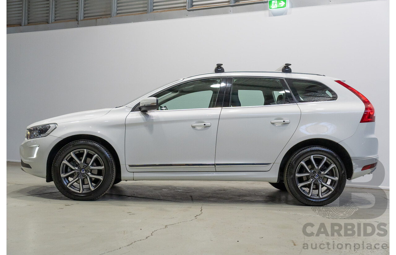 05/2017 Volvo XC60 T5 Luxury (AWD) DZ MY17 4d Wagon Crystal White Metallic Turbo 2.0L