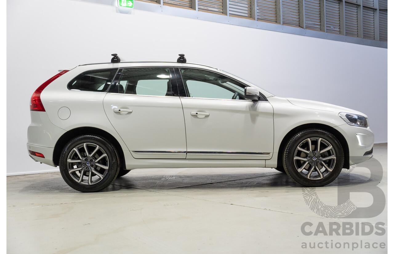 05/2017 Volvo XC60 T5 Luxury (AWD) DZ MY17 4d Wagon Crystal White Metallic Turbo 2.0L