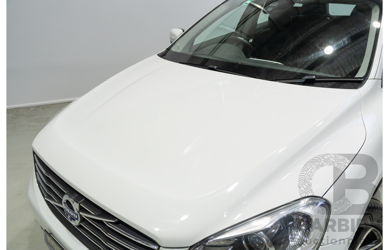 05/2017 Volvo XC60 T5 Luxury (AWD) DZ MY17 4d Wagon Crystal White Metallic Turbo 2.0L
