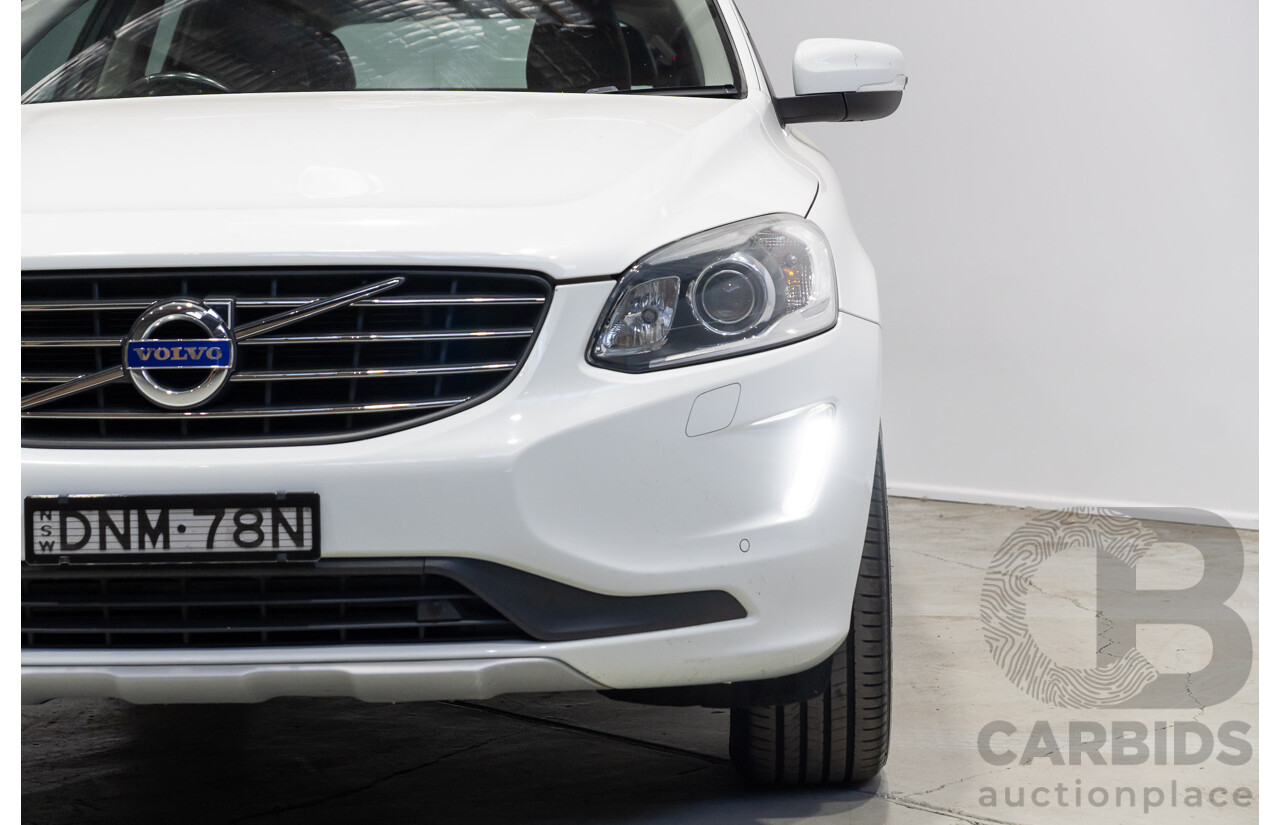 05/2017 Volvo XC60 T5 Luxury (AWD) DZ MY17 4d Wagon Crystal White Metallic Turbo 2.0L