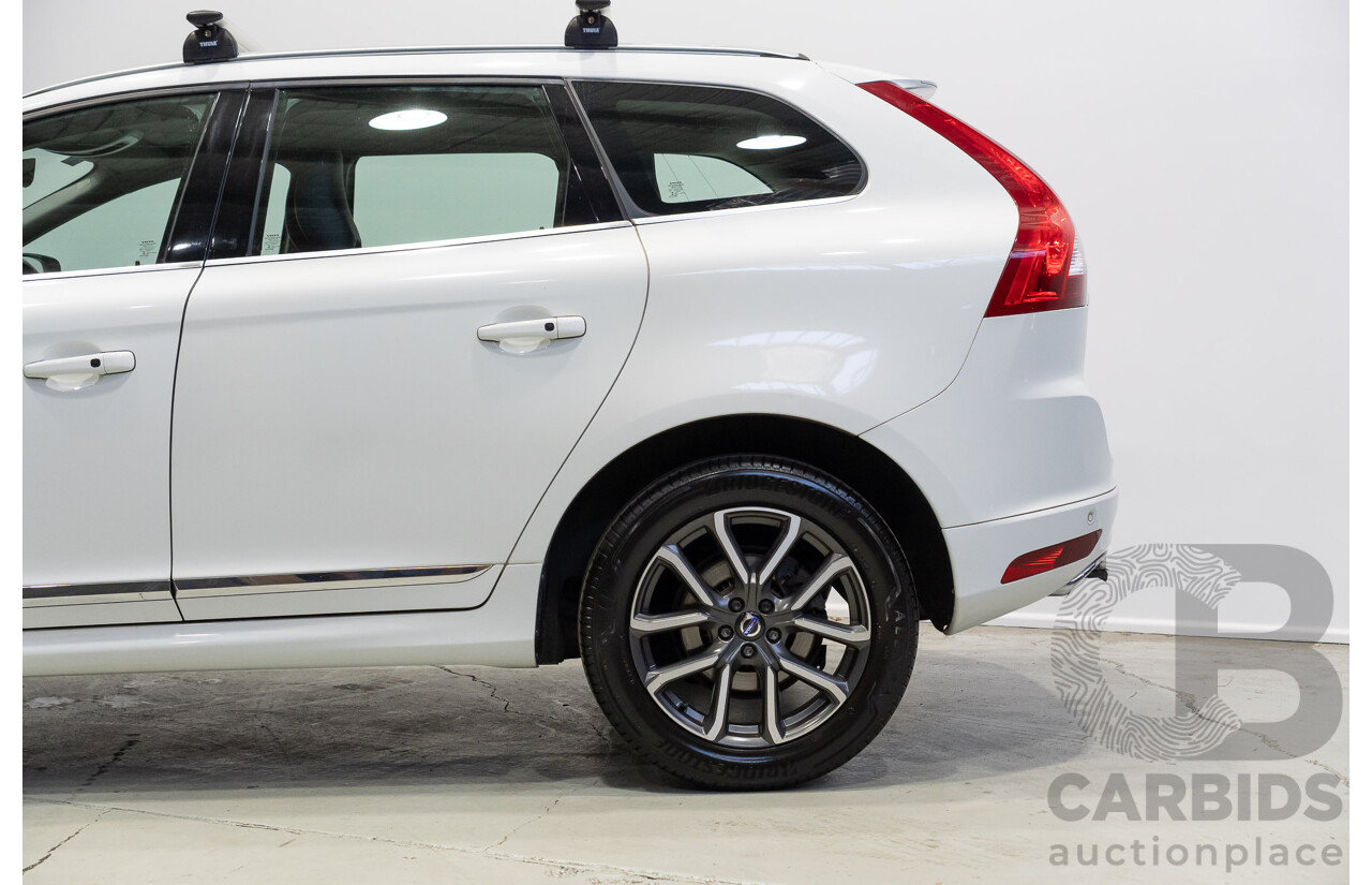05/2017 Volvo XC60 T5 Luxury (AWD) DZ MY17 4d Wagon Crystal White Metallic Turbo 2.0L