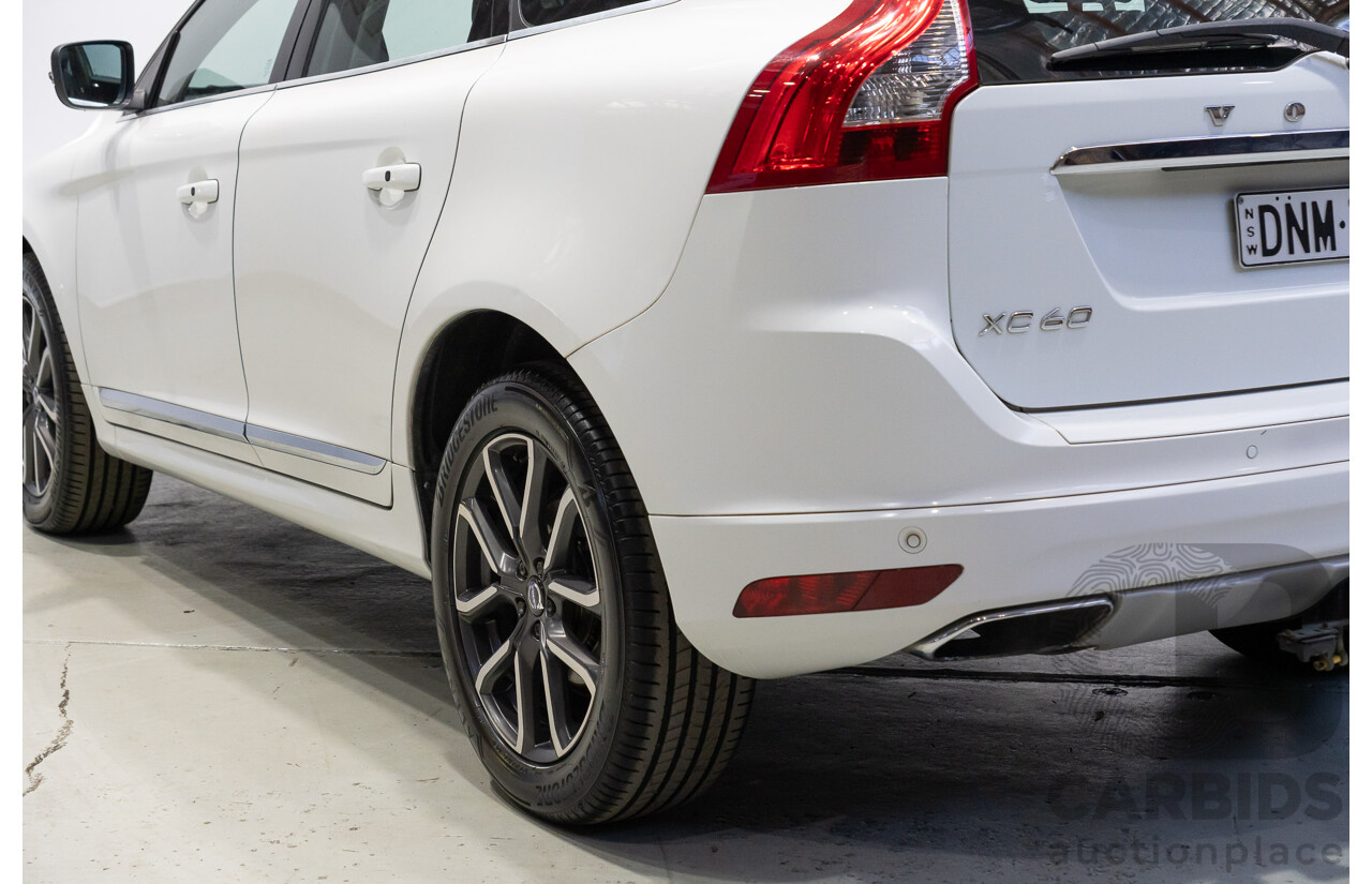 05/2017 Volvo XC60 T5 Luxury (AWD) DZ MY17 4d Wagon Crystal White Metallic Turbo 2.0L