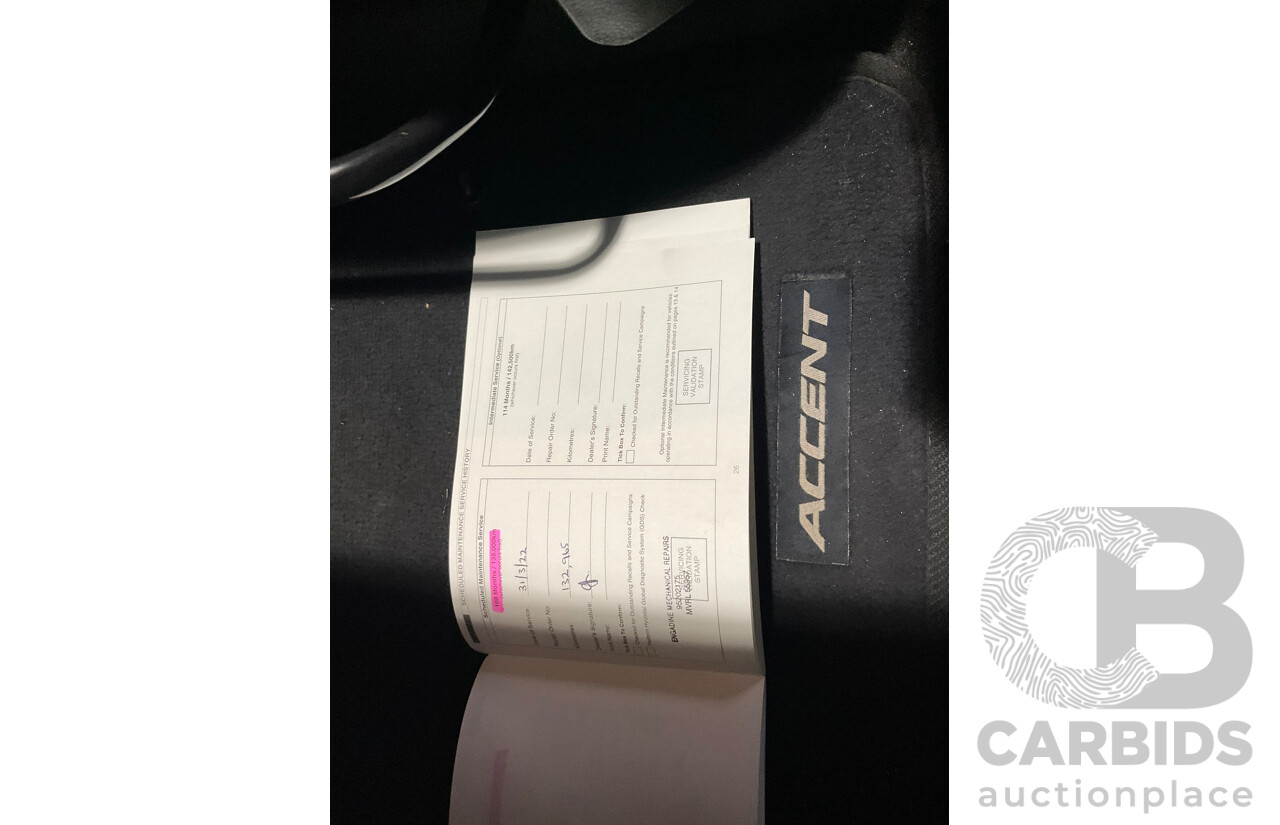 11/2011 Hyundai Accent Active RB 5d Hatchback Grey 1.6L