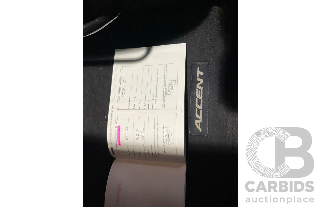 11/2011 Hyundai Accent Active RB 5d Hatchback Grey 1.6L