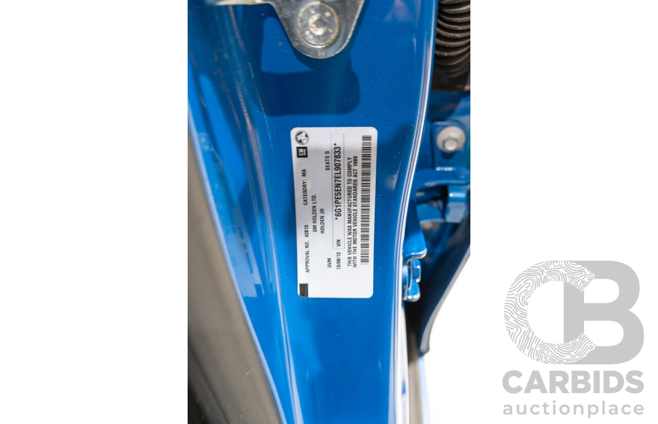 06/2013 Holden Cruze SRi V JH MY14 4d Sedan Blue 1.6L