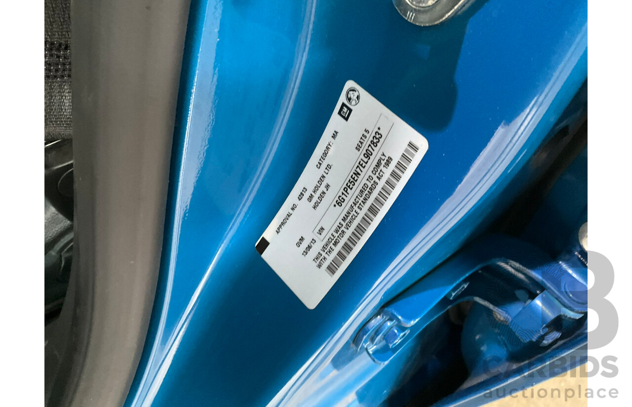 06/2013 Holden Cruze SRi V JH MY14 4d Sedan Blue 1.6L