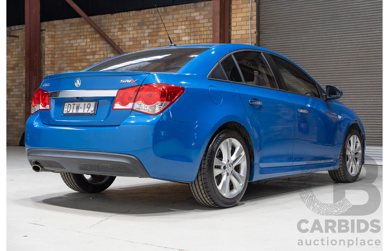 06/2013 Holden Cruze SRi V JH MY14 4d Sedan Blue 1.6L