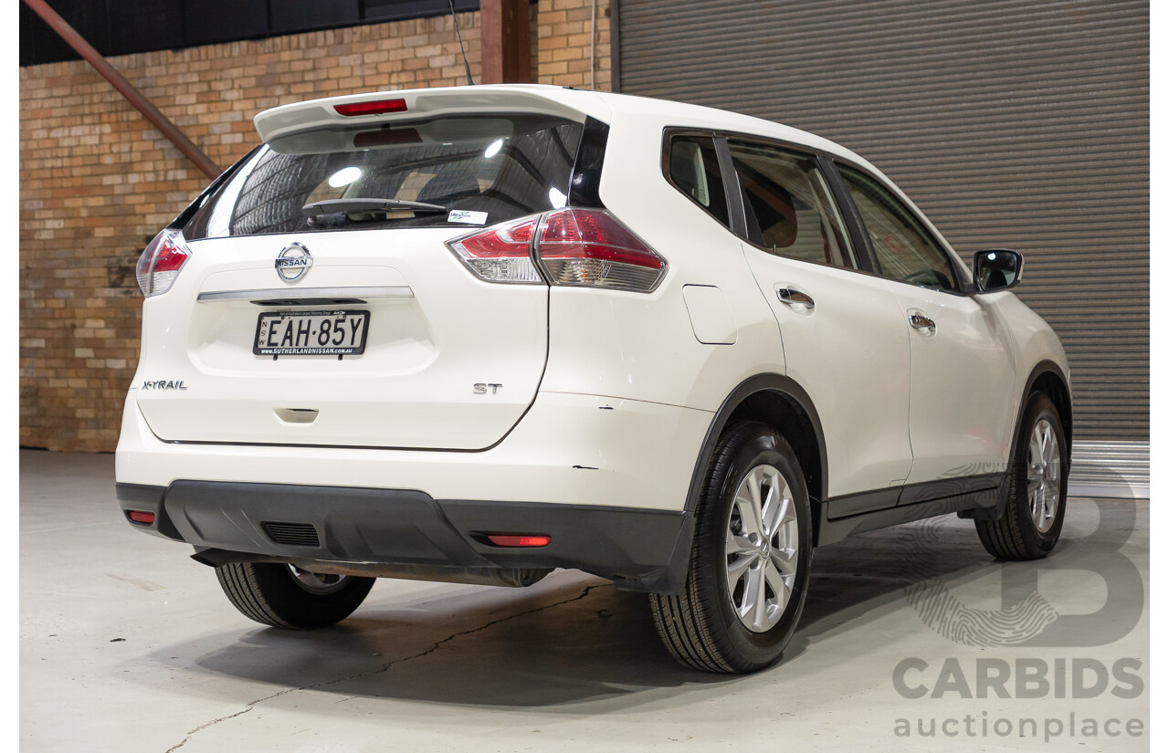 12/2016 Nissan X-Trail ST T32 4d Wagon Ivory Pearl 2.5L