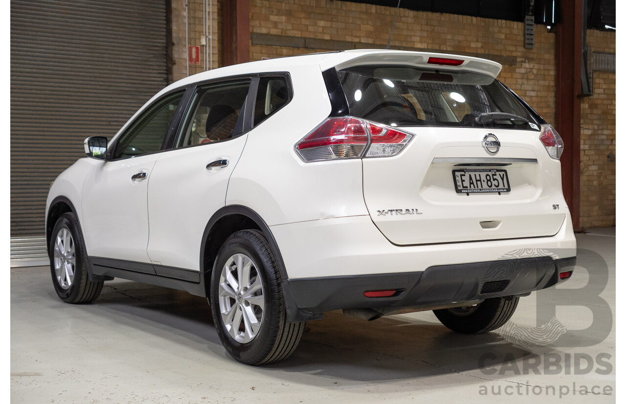 12/2016 Nissan X-Trail ST T32 4d Wagon Ivory Pearl 2.5L