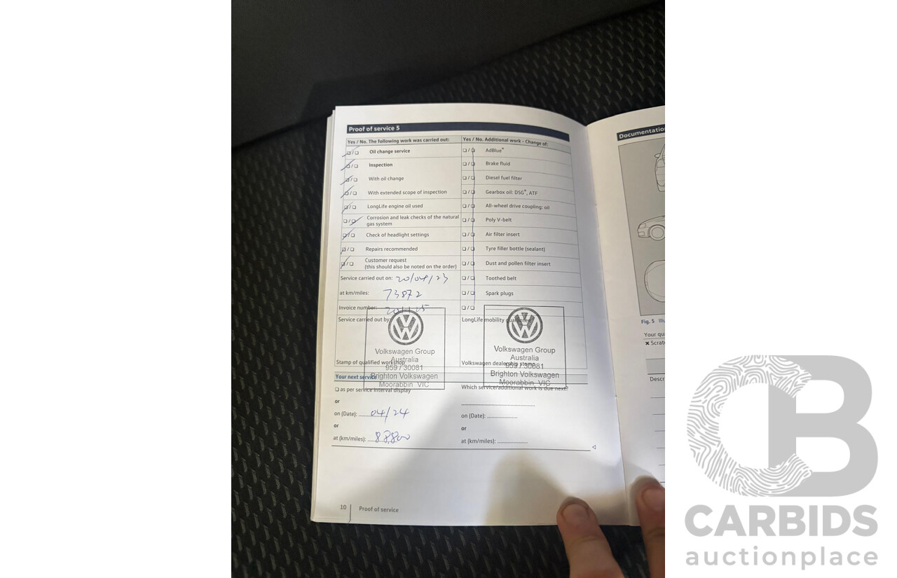 01/2020 Volkswagen Polo 70TSI Trendline AW MY19 5d Hatchback Black Turbo 1.0L