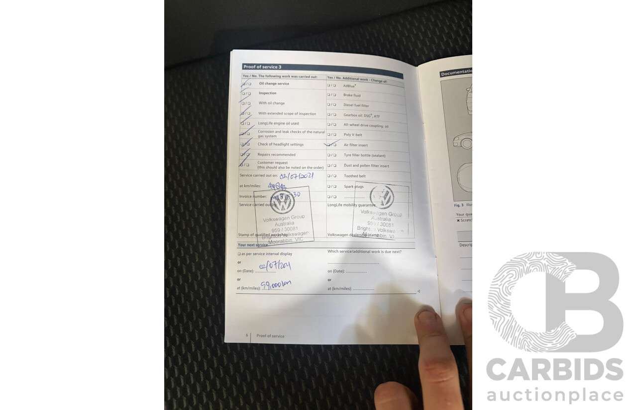 01/2020 Volkswagen Polo 70TSI Trendline AW MY19 5d Hatchback Black Turbo 1.0L