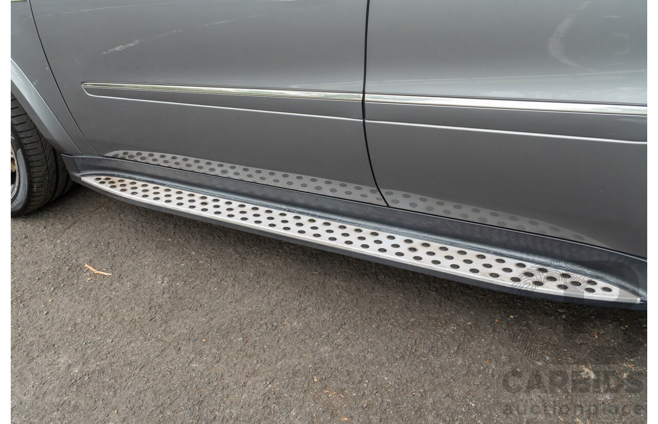 12/2009 Mercedes-Benz ML 63 AMG (4x4) W164 08 Upgrade 4d Wagon Palladium Silver Metallic V8 6.2L