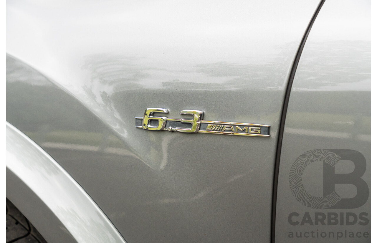 12/2009 Mercedes-Benz ML 63 AMG (4x4) W164 08 Upgrade 4d Wagon Palladium Silver Metallic V8 6.2L