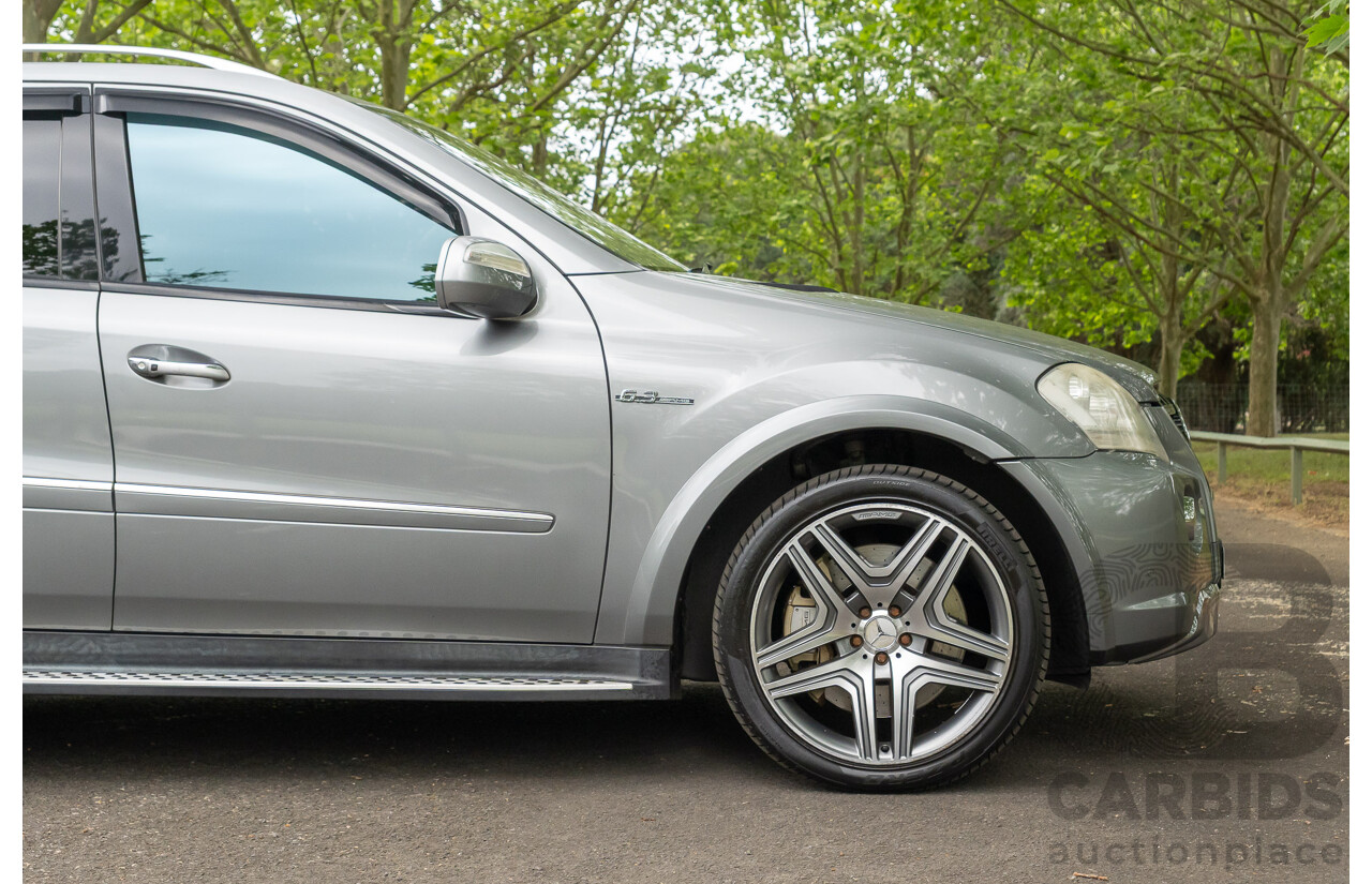 12/2009 Mercedes-Benz ML 63 AMG (4x4) W164 08 Upgrade 4d Wagon Palladium Silver Metallic V8 6.2L