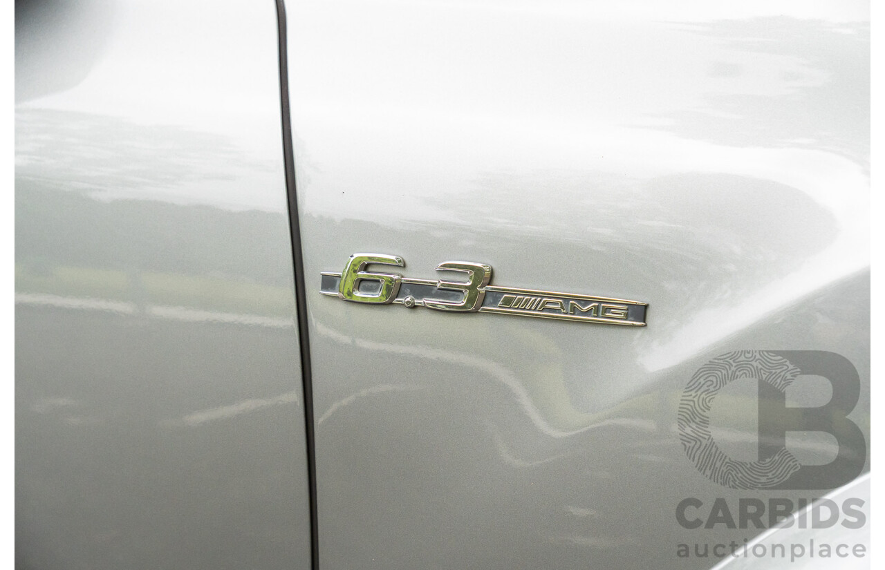 12/2009 Mercedes-Benz ML 63 AMG (4x4) W164 08 Upgrade 4d Wagon Palladium Silver Metallic V8 6.2L