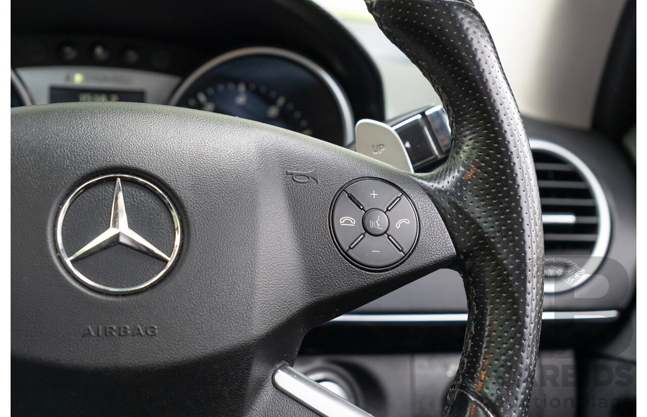 12/2009 Mercedes-Benz ML 63 AMG (4x4) W164 08 Upgrade 4d Wagon Palladium Silver Metallic V8 6.2L