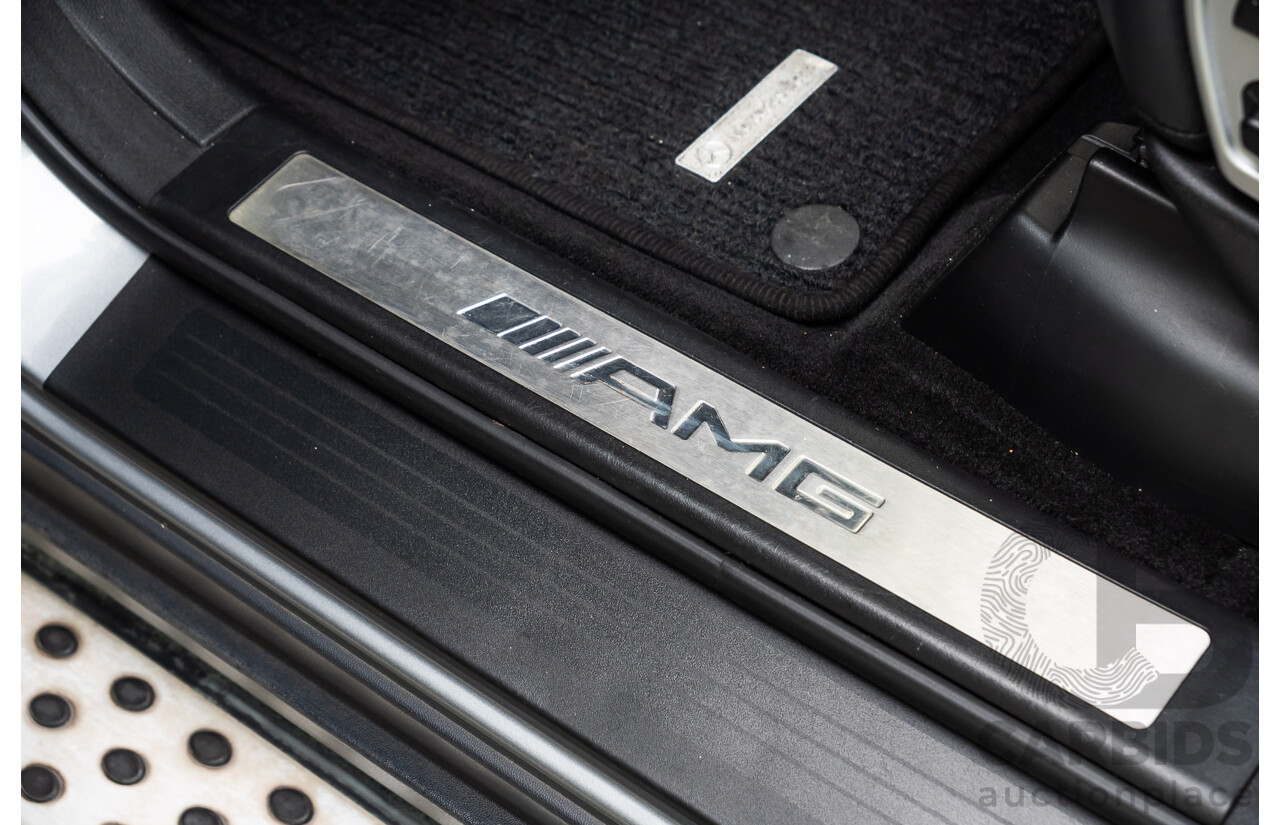12/2009 Mercedes-Benz ML 63 AMG (4x4) W164 08 Upgrade 4d Wagon Palladium Silver Metallic V8 6.2L