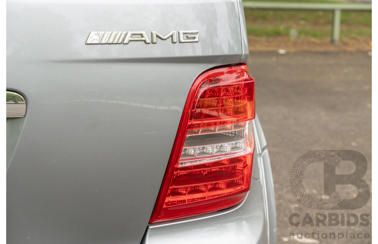 12/2009 Mercedes-Benz ML 63 AMG (4x4) W164 08 Upgrade 4d Wagon Palladium Silver Metallic V8 6.2L