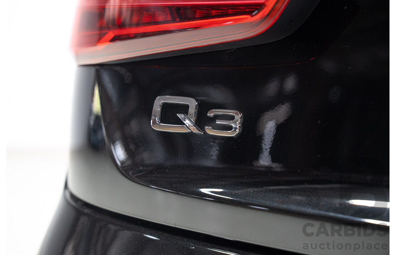 12/2016 Audi Q3 2.0 TFSI Sport Quattro (AWD) 8U MY17 4d Wagon Mythos Black Metallic Turbo 2.0L