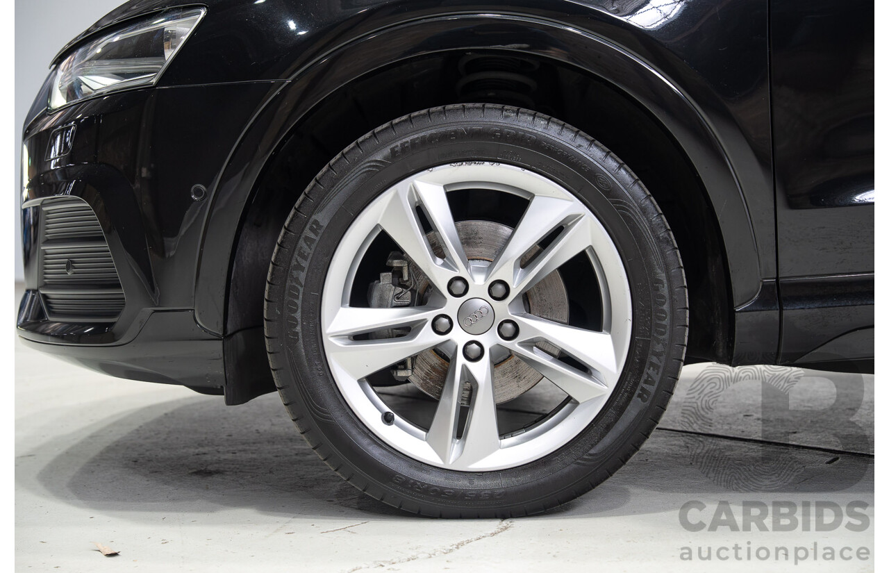 12/2016 Audi Q3 2.0 TFSI Sport Quattro (AWD) 8U MY17 4d Wagon Mythos Black Metallic Turbo 2.0L