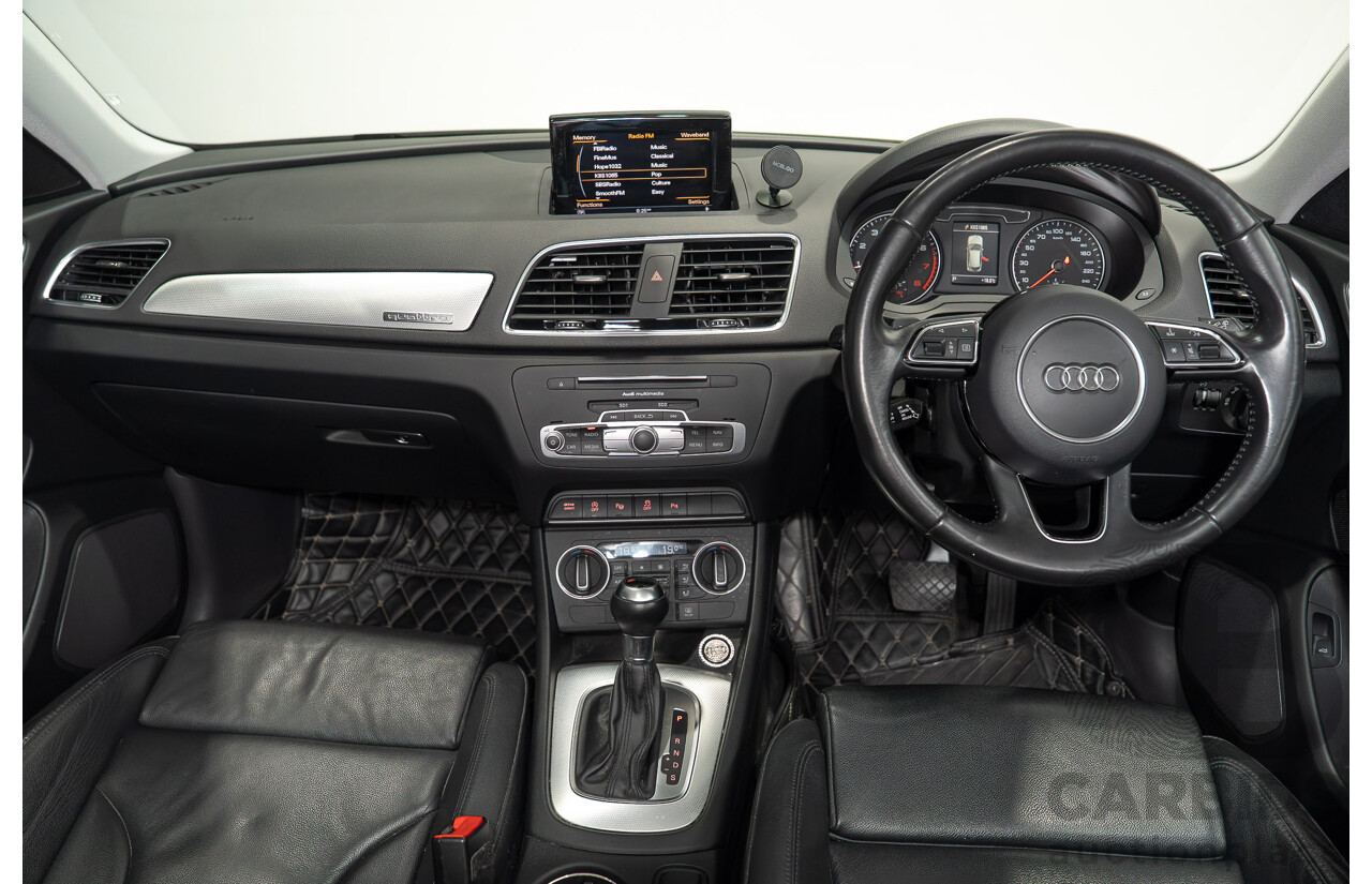 12/2016 Audi Q3 2.0 TFSI Sport Quattro (AWD) 8U MY17 4d Wagon Mythos Black Metallic Turbo 2.0L