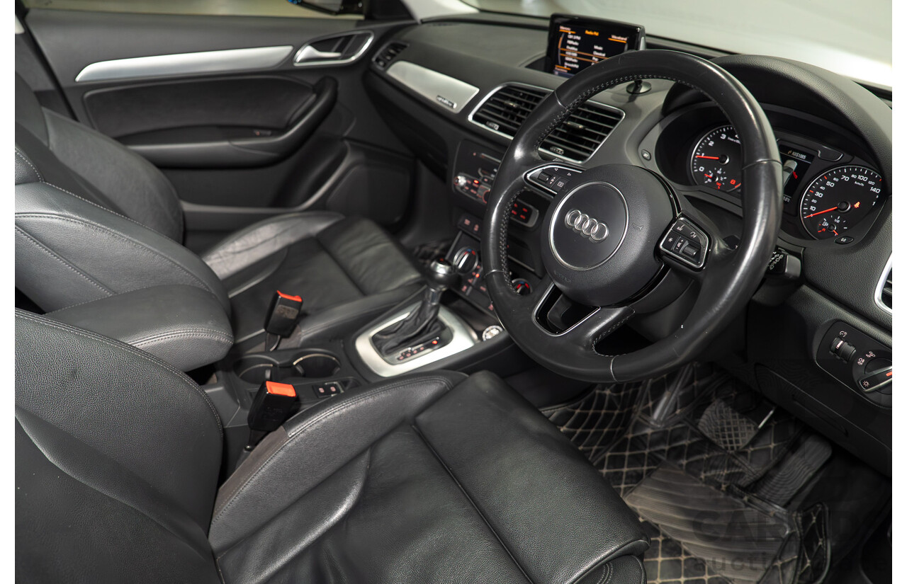 12/2016 Audi Q3 2.0 TFSI Sport Quattro (AWD) 8U MY17 4d Wagon Mythos Black Metallic Turbo 2.0L