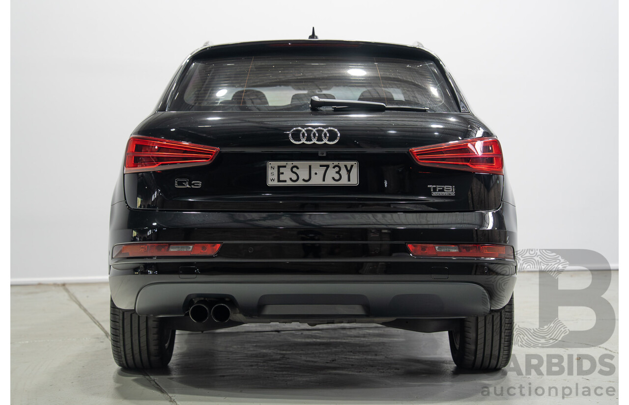 12/2016 Audi Q3 2.0 TFSI Sport Quattro (AWD) 8U MY17 4d Wagon Mythos Black Metallic Turbo 2.0L