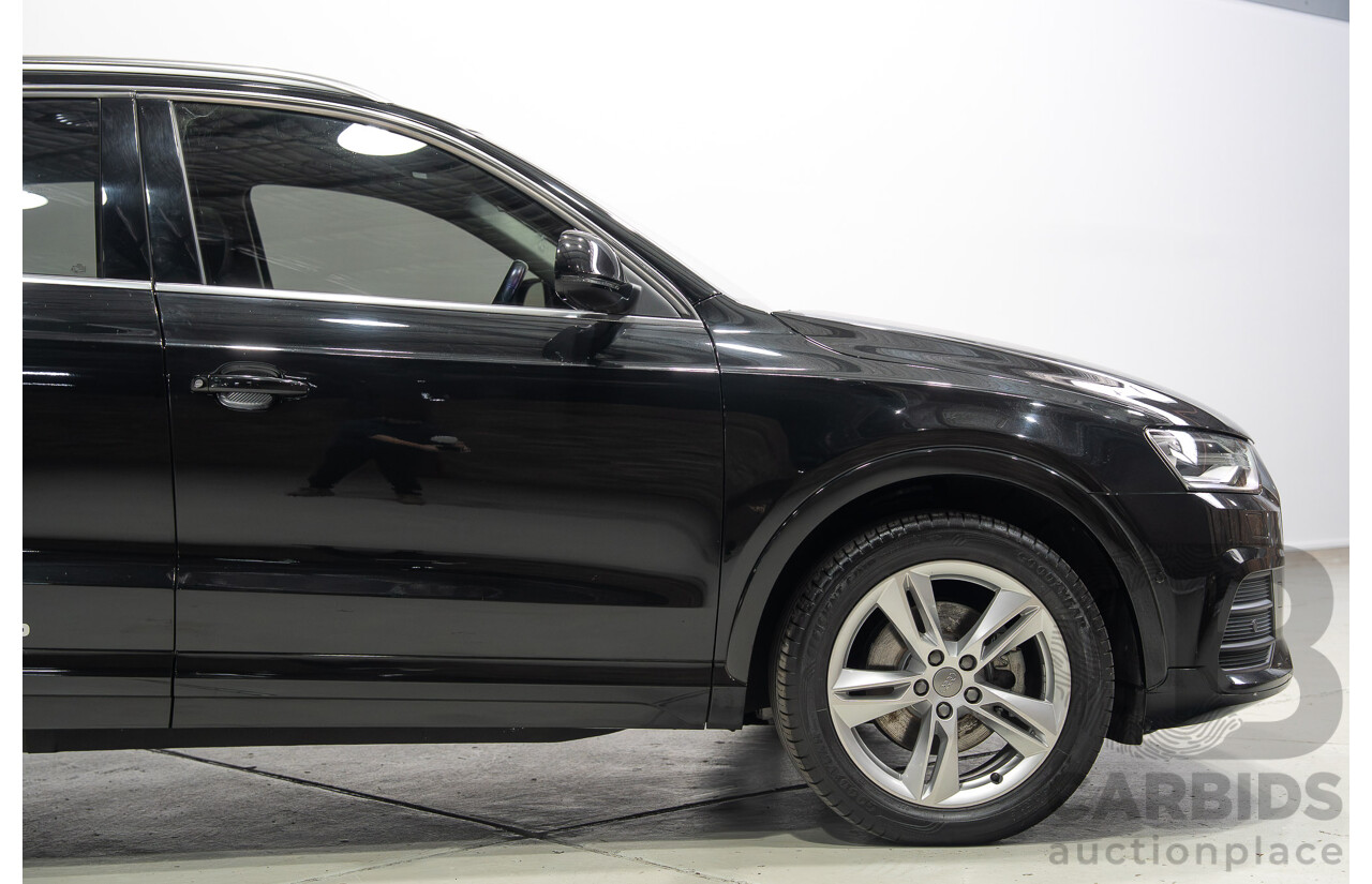 12/2016 Audi Q3 2.0 TFSI Sport Quattro (AWD) 8U MY17 4d Wagon Mythos Black Metallic Turbo 2.0L