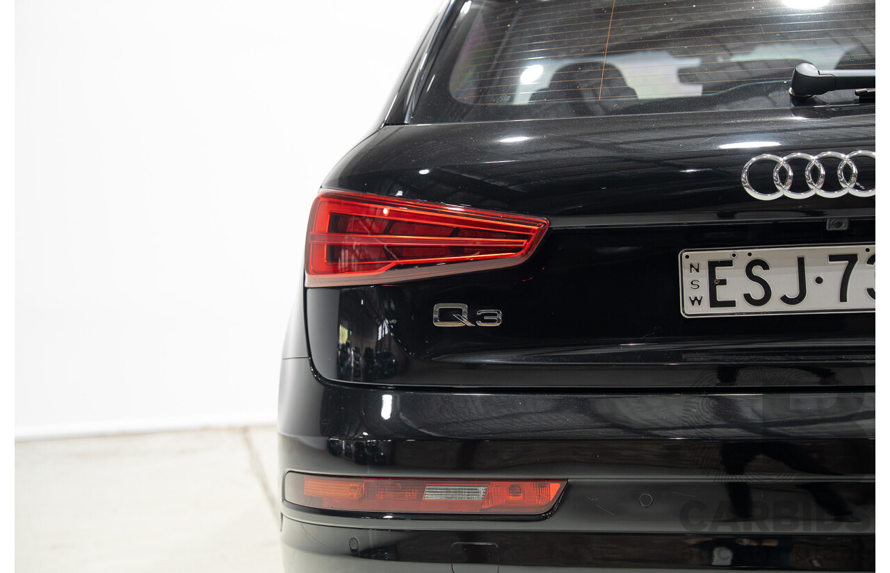 12/2016 Audi Q3 2.0 TFSI Sport Quattro (AWD) 8U MY17 4d Wagon Mythos Black Metallic Turbo 2.0L