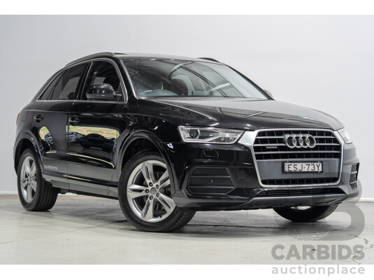 12/2016 Audi Q3 2.0 TFSI Sport Quattro (AWD) 8U MY17 4d Wagon Mythos Black Metallic Turbo 2.0L