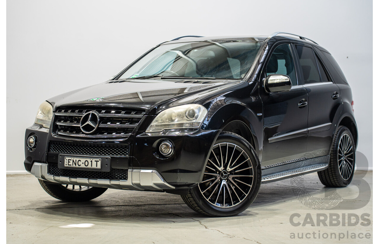 12/2009 Mercedes-Benz Ml 350CDI (4x4) W164 09 Upgrade 4d Wagon Black 3.0L