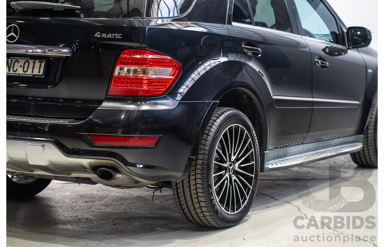 12/2009 Mercedes-Benz Ml 350CDI (4x4)  W164 09 Upgrade 4d Wagon Black 3.0L