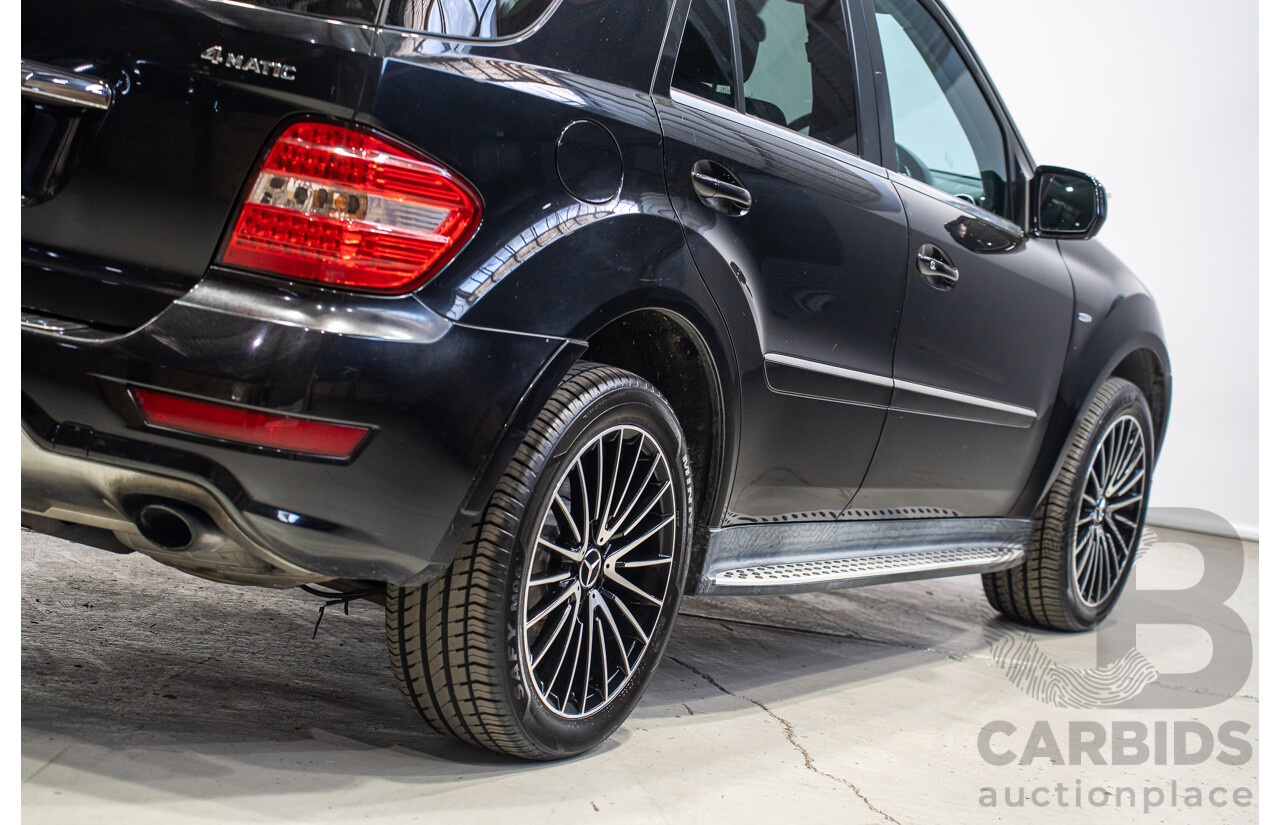 12/2009 Mercedes-Benz Ml 350CDI (4x4)  W164 09 Upgrade 4d Wagon Black 3.0L