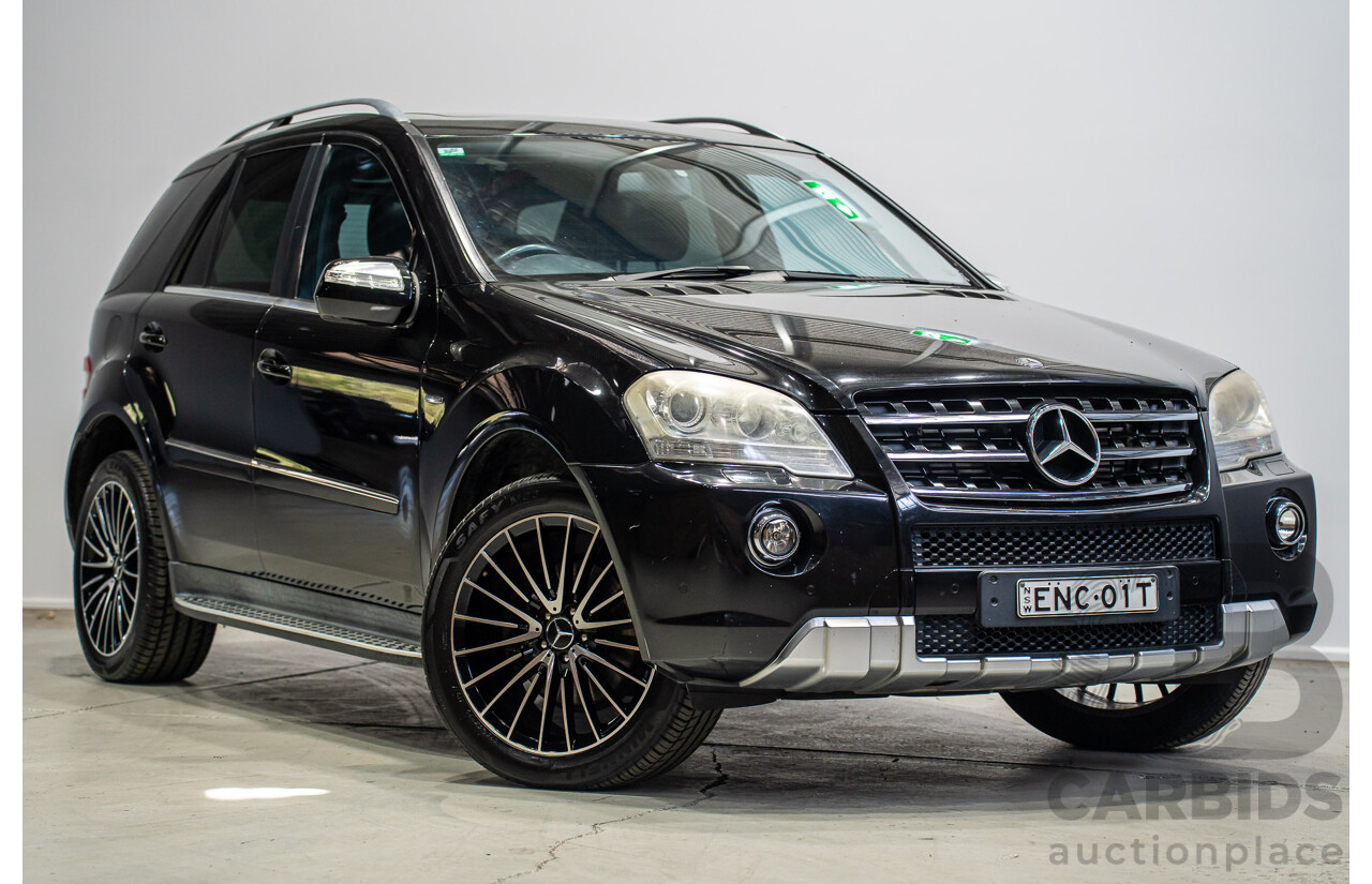 12/2009 Mercedes-Benz Ml 350CDI (4x4) W164 09 Upgrade 4d Wagon Black 3.0L