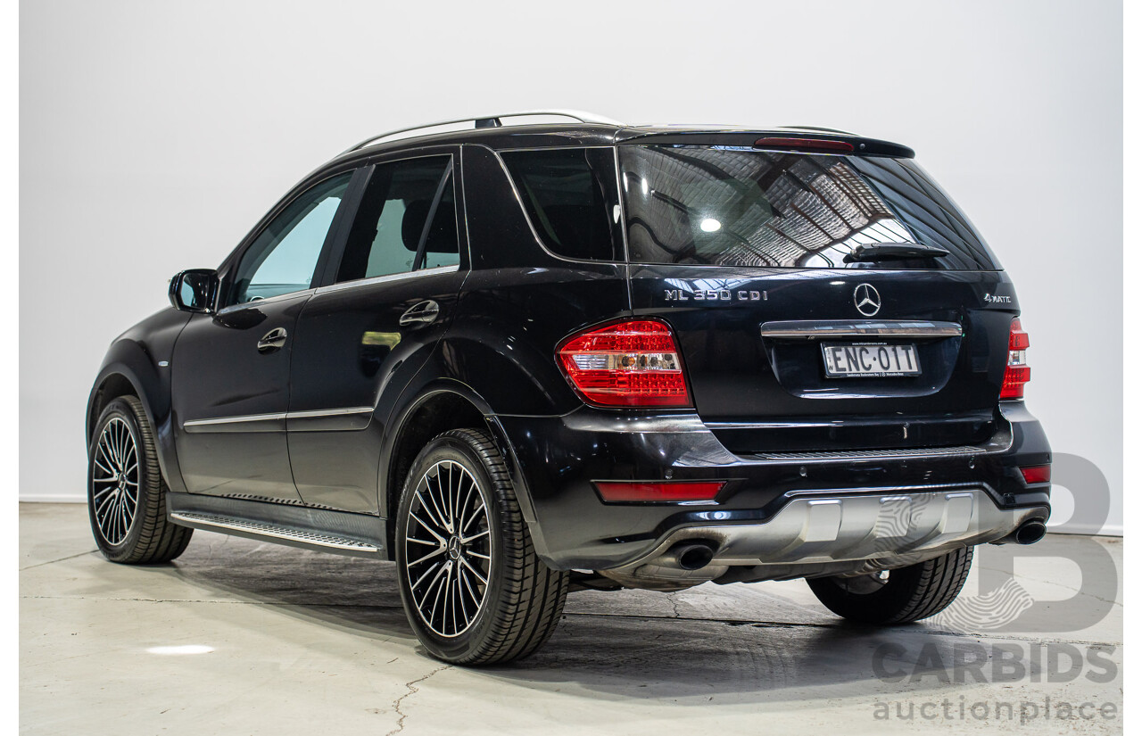 12/2009 Mercedes-Benz Ml 350CDI (4x4) W164 09 Upgrade 4d Wagon Black 3.0L