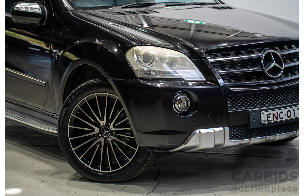 12/2009 Mercedes-Benz Ml 350CDI (4x4)  W164 09 Upgrade 4d Wagon Black 3.0L