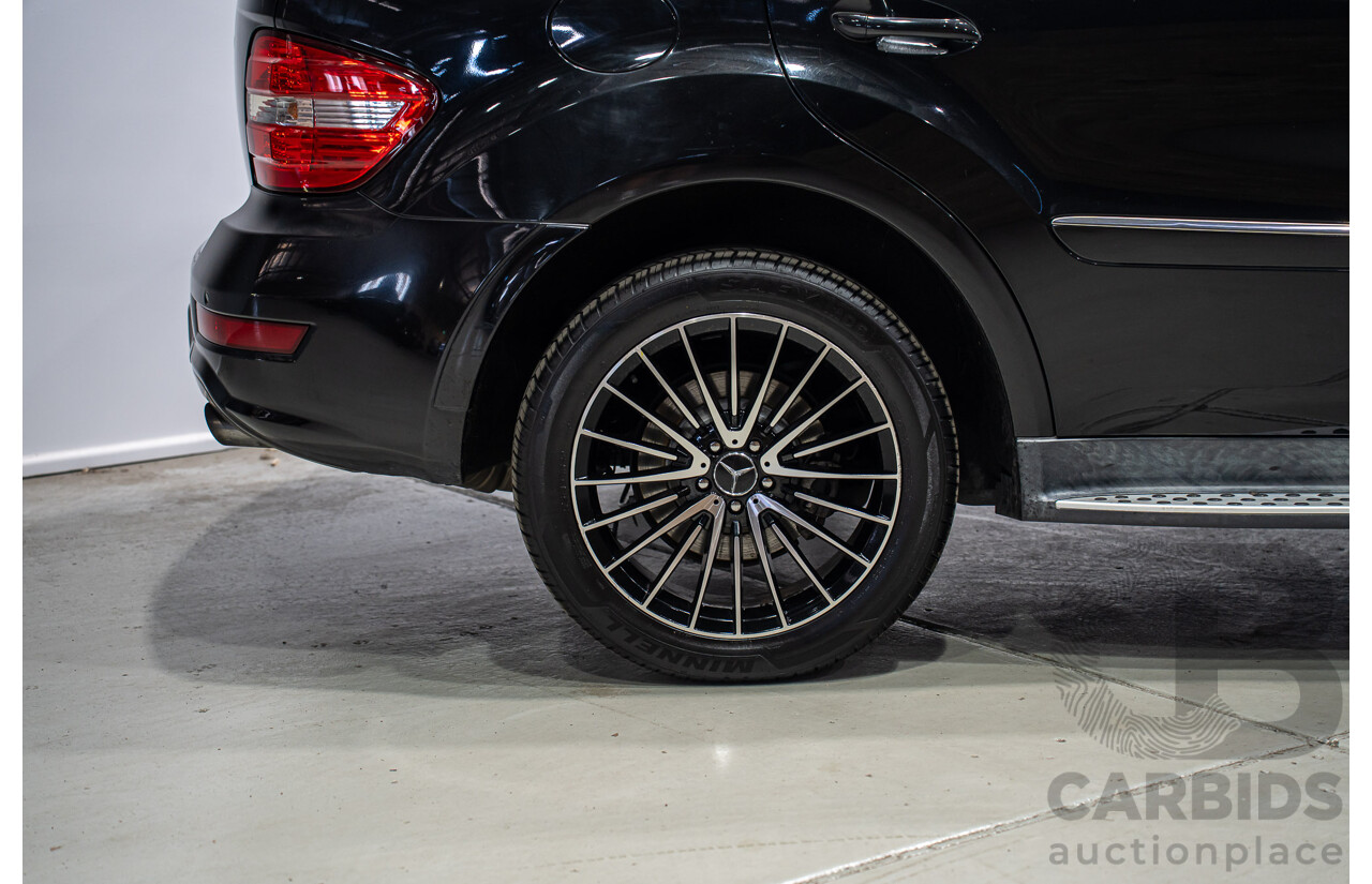 12/2009 Mercedes-Benz Ml 350CDI (4x4)  W164 09 Upgrade 4d Wagon Black 3.0L