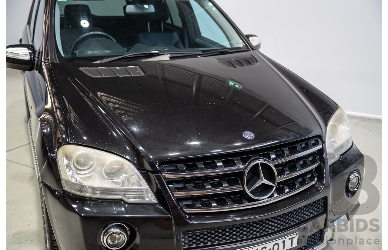12/2009 Mercedes-Benz Ml 350CDI (4x4)  W164 09 Upgrade 4d Wagon Black 3.0L