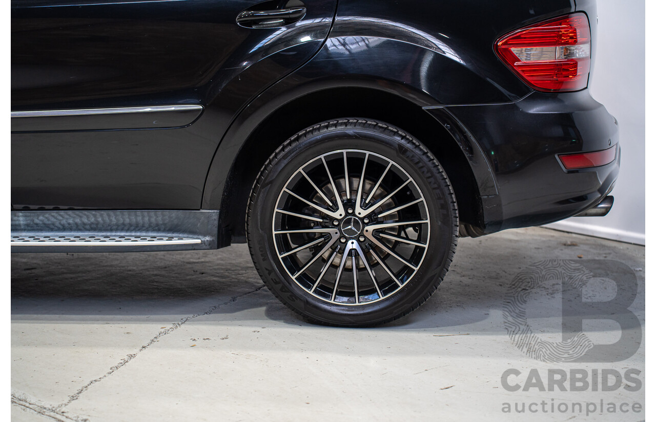 12/2009 Mercedes-Benz Ml 350CDI (4x4)  W164 09 Upgrade 4d Wagon Black 3.0L