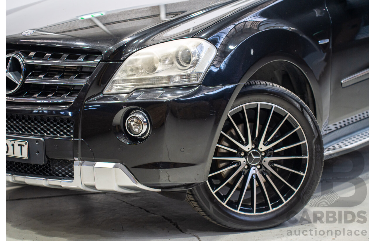 12/2009 Mercedes-Benz Ml 350CDI (4x4)  W164 09 Upgrade 4d Wagon Black 3.0L