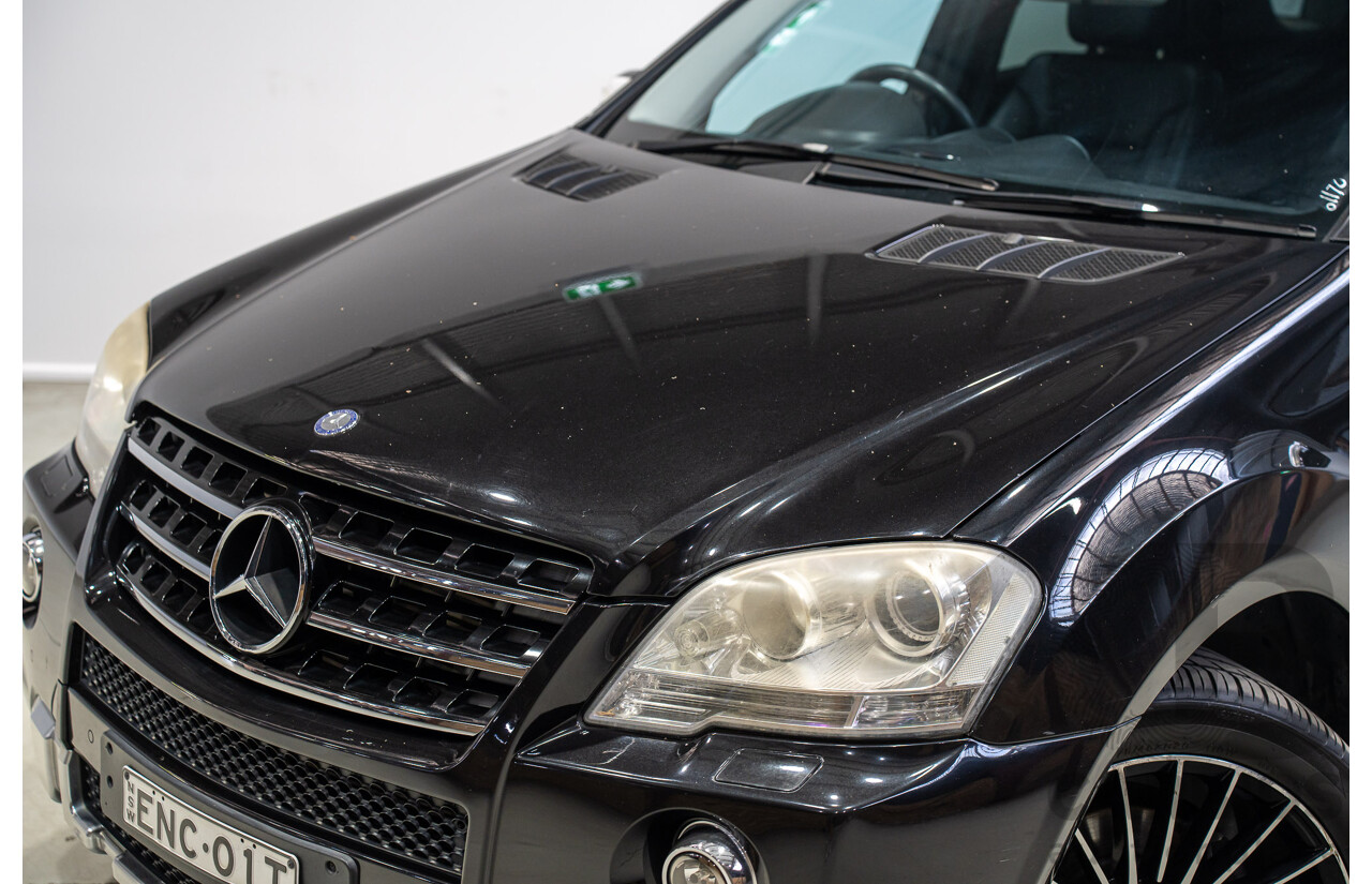 12/2009 Mercedes-Benz Ml 350CDI (4x4)  W164 09 Upgrade 4d Wagon Black 3.0L