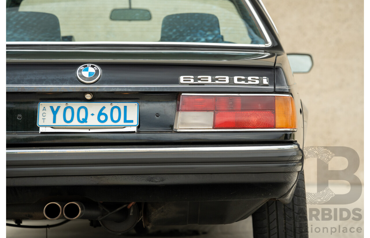 1/1977 BMW 633CSi E24 2d Coupe Schwarz Black 3.2L - Import