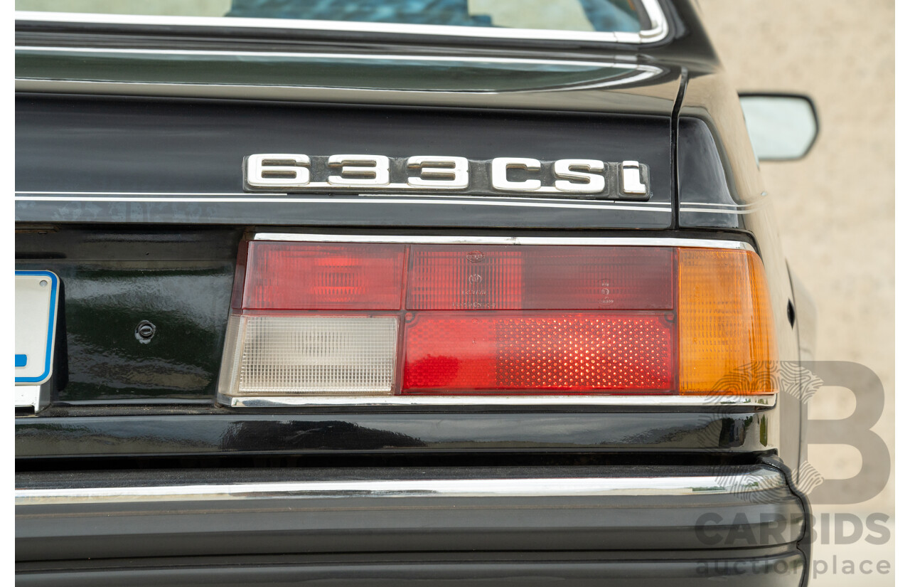 1/1977 BMW 633CSi E24 2d Coupe Schwarz Black 3.2L - Import