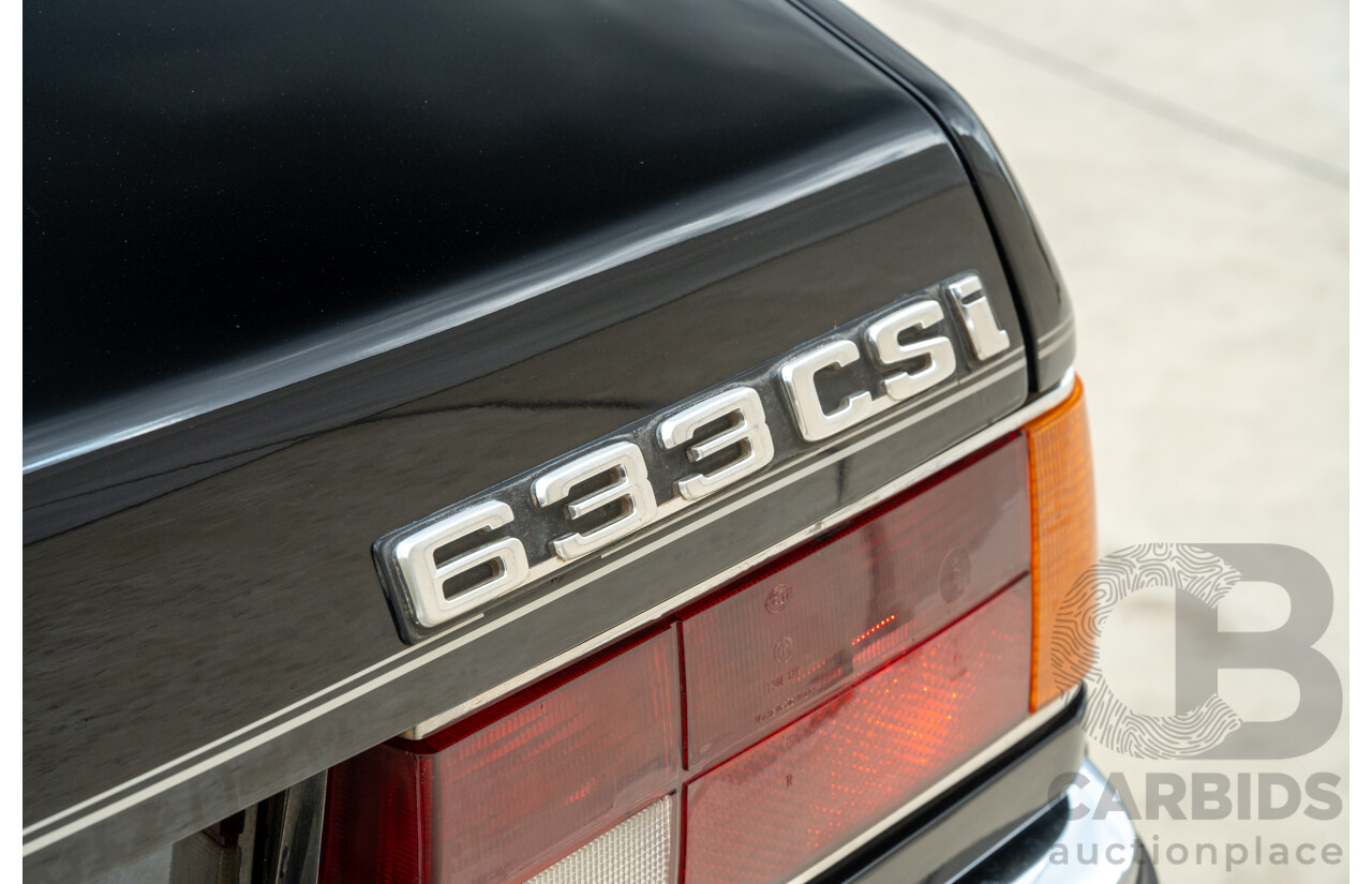 1/1977 BMW 633CSi E24 2d Coupe Schwarz Black 3.2L - Import