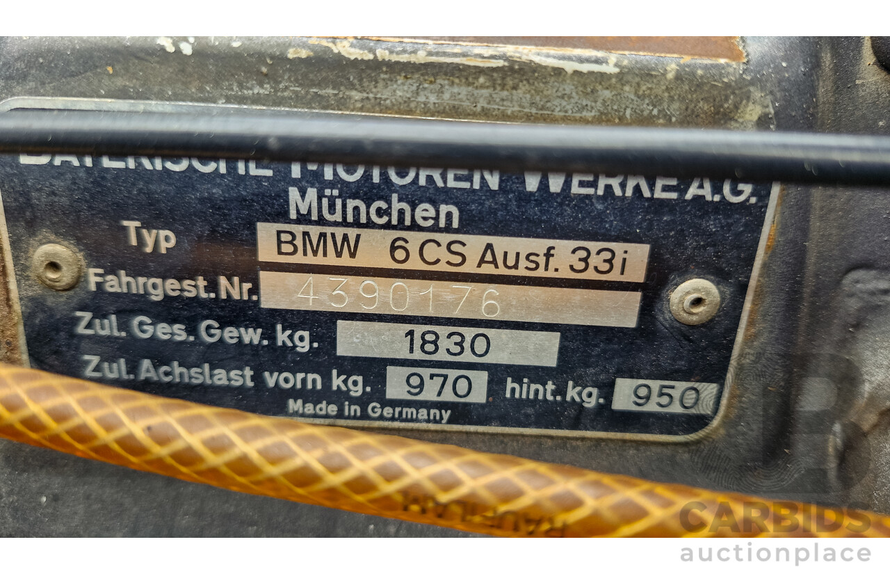 1/1977 BMW 633CSi E24 2d Coupe Schwarz Black 3.2L - Import